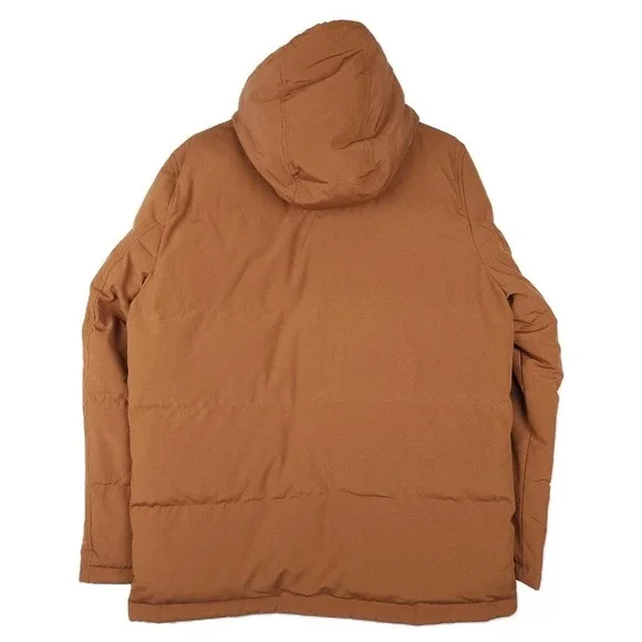 Levis Mens Arctic Cloth Quilted Parka Sz Medium Worker Brown Heavyweight NWT - Picture 3 of 5